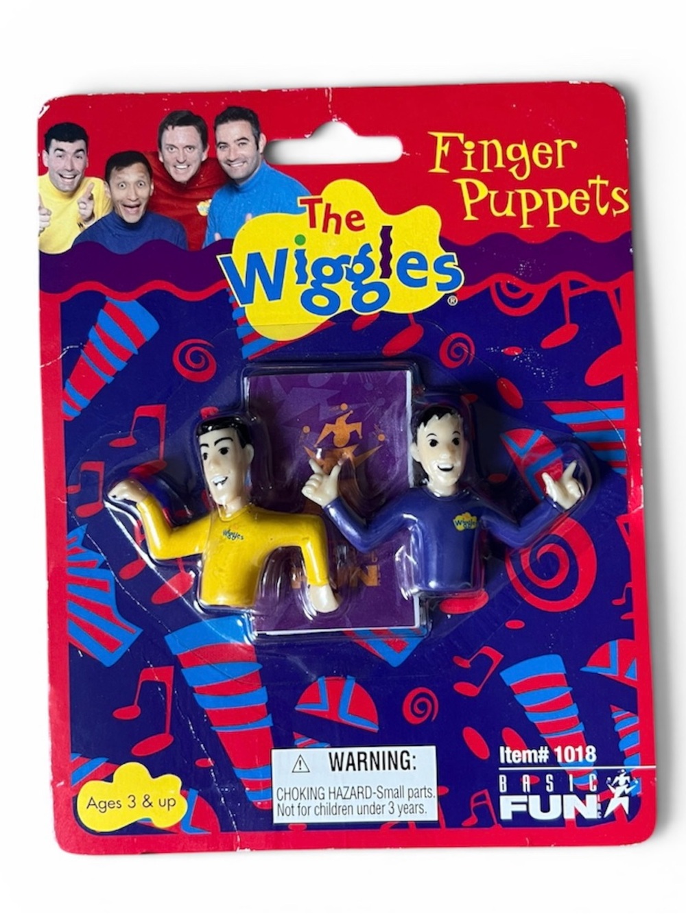 Vintage - The Wiggles Finger Puppets or Cake Topper